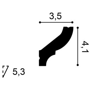 Cornisa cb-501n 3,5x4x200cm