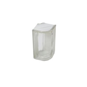 Bloque Vidrio Cloudy Trans Esquinero Curvo A