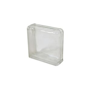 Bloque de Vidrio Cloudy Trans Term. Curvo
